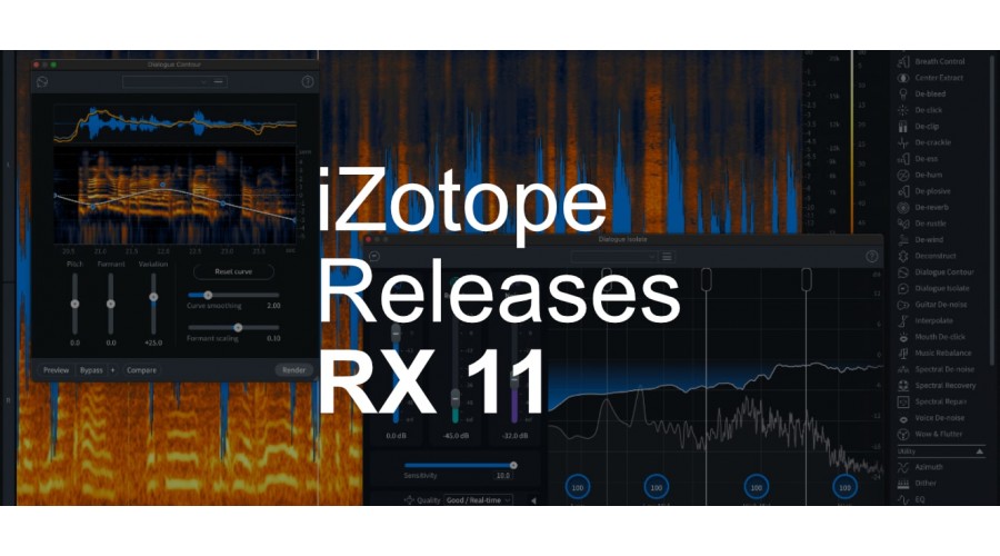 IZOTOPE ANNOUNCES RX 11 معرفی شد