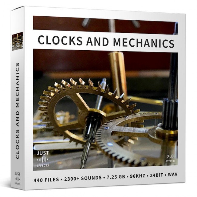مجموعه افکت صوتی چرخ دنده و عقربه Clocks and Mechanics